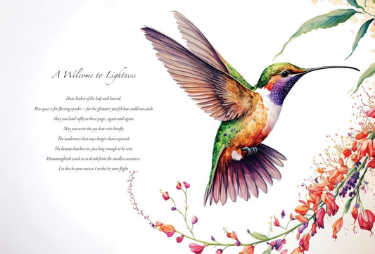 Hummingbird Notebook - Nature's Messengers Series