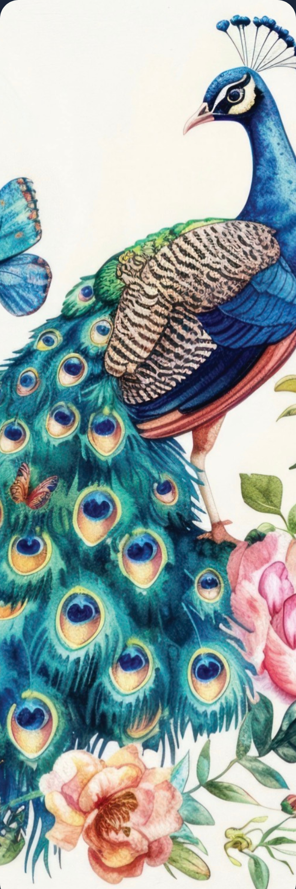 Peacock Bookmark