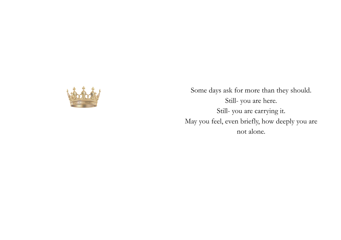 Quiet Cards for Unsteady Times -  Set of Five