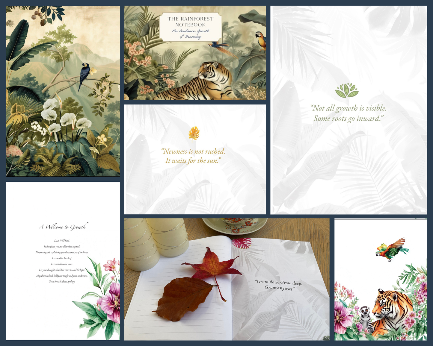 Rainforest Notebook - Natures Messengers Series