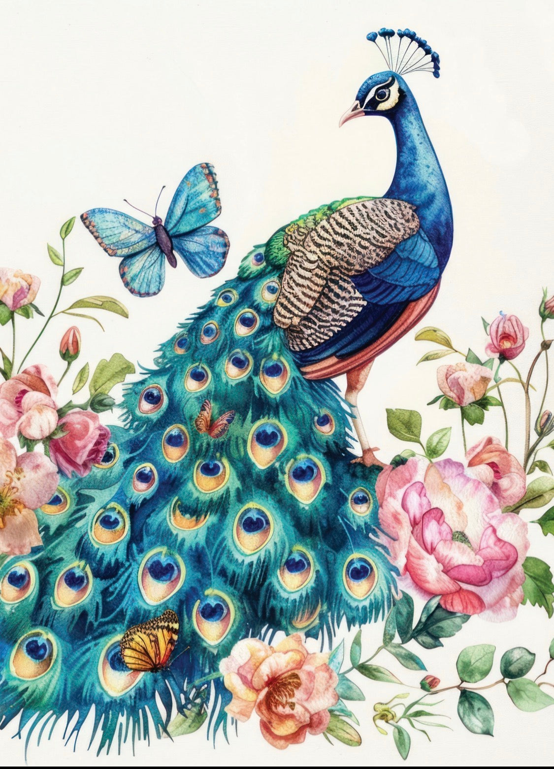 Peacock Notebook - Natures Messengers Series