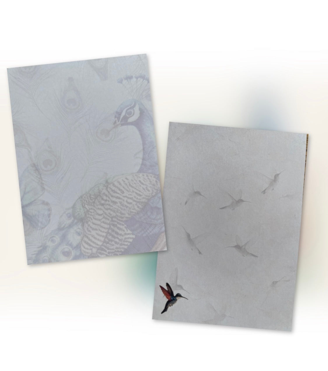 Nature’s Messengers Writing Pad Peacock A6