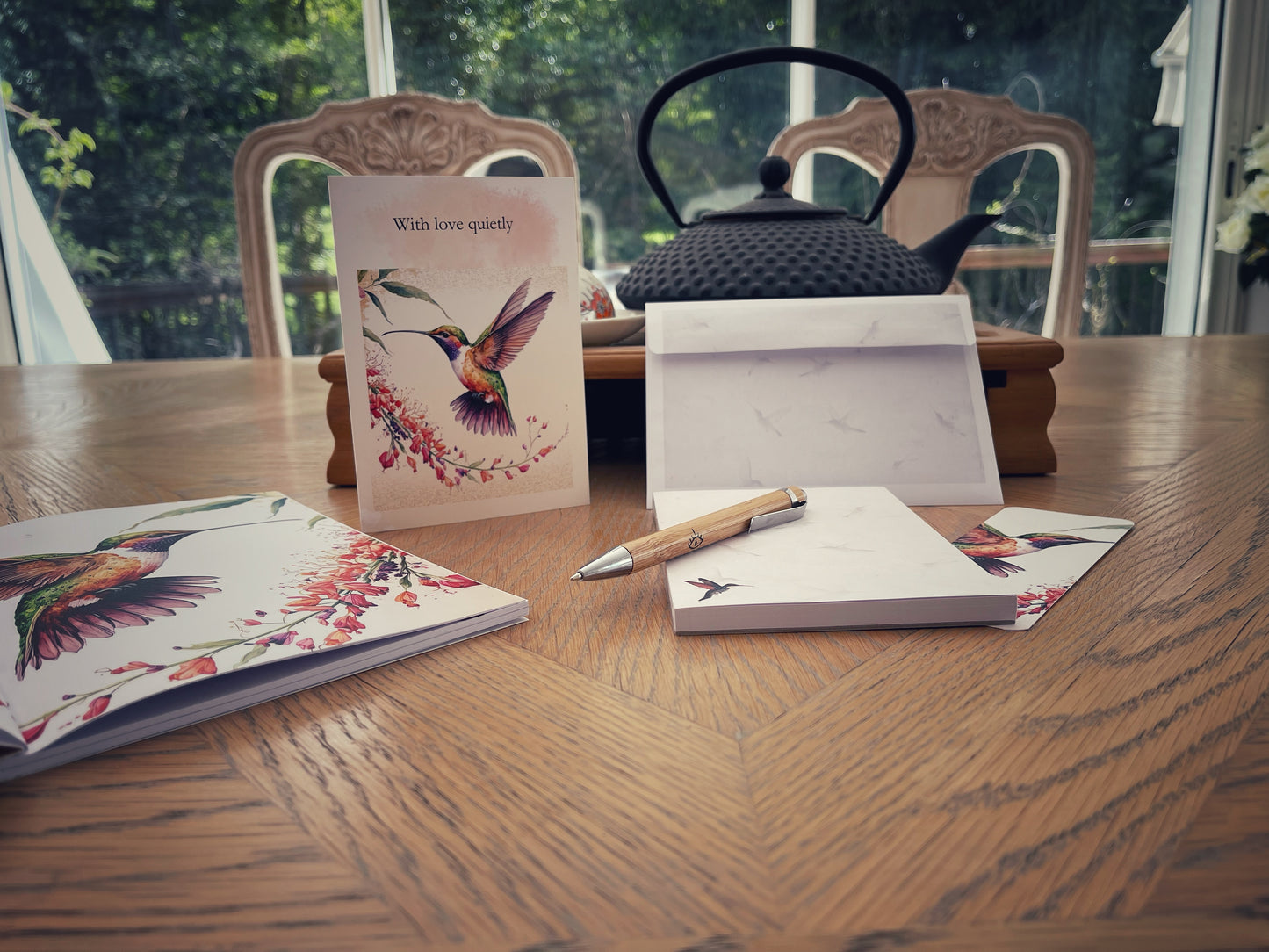 Nature’s Messengers Writing Pad Hummingbird A6