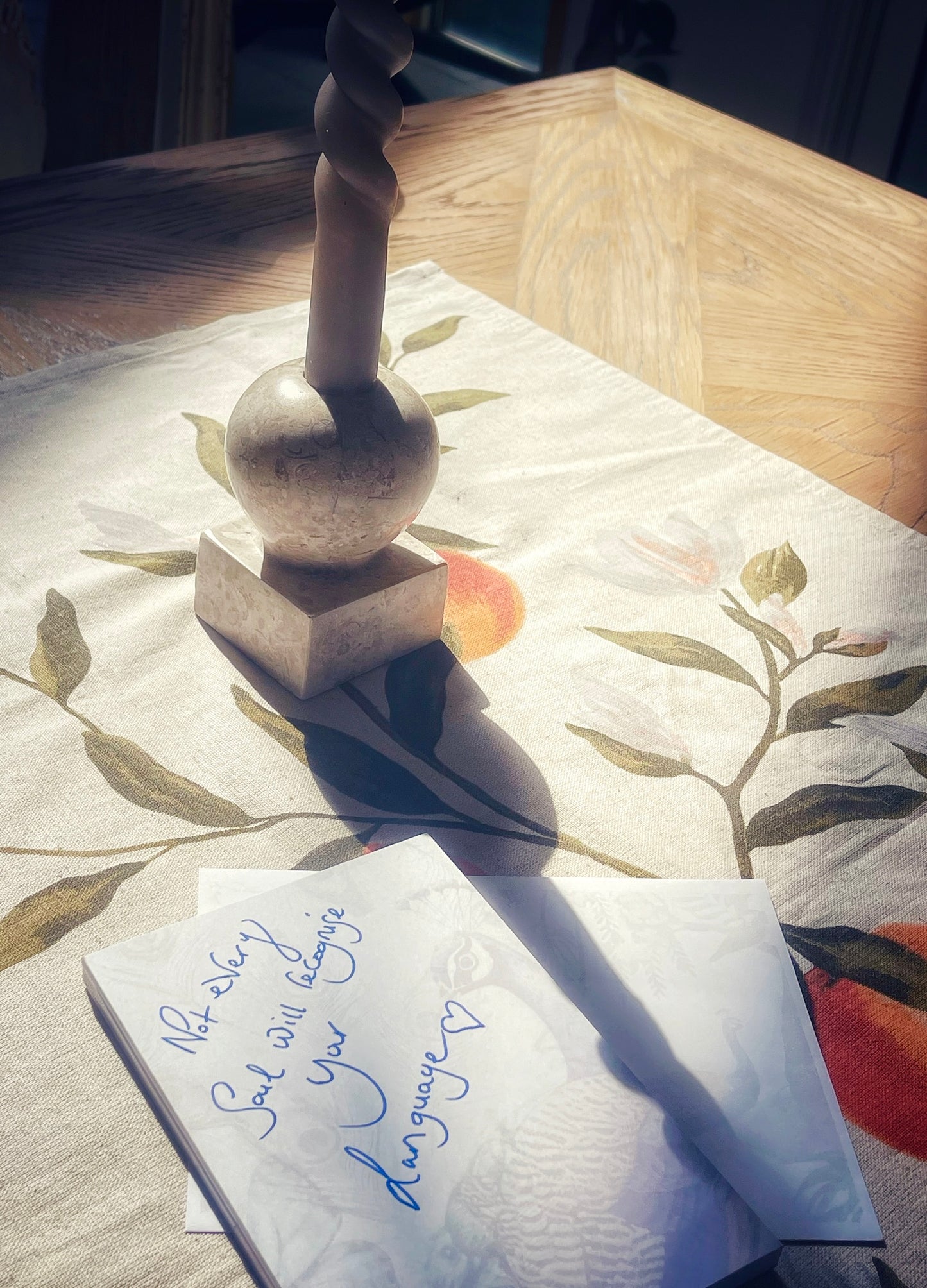 Nature’s Messengers Writing Pad Peacock A6