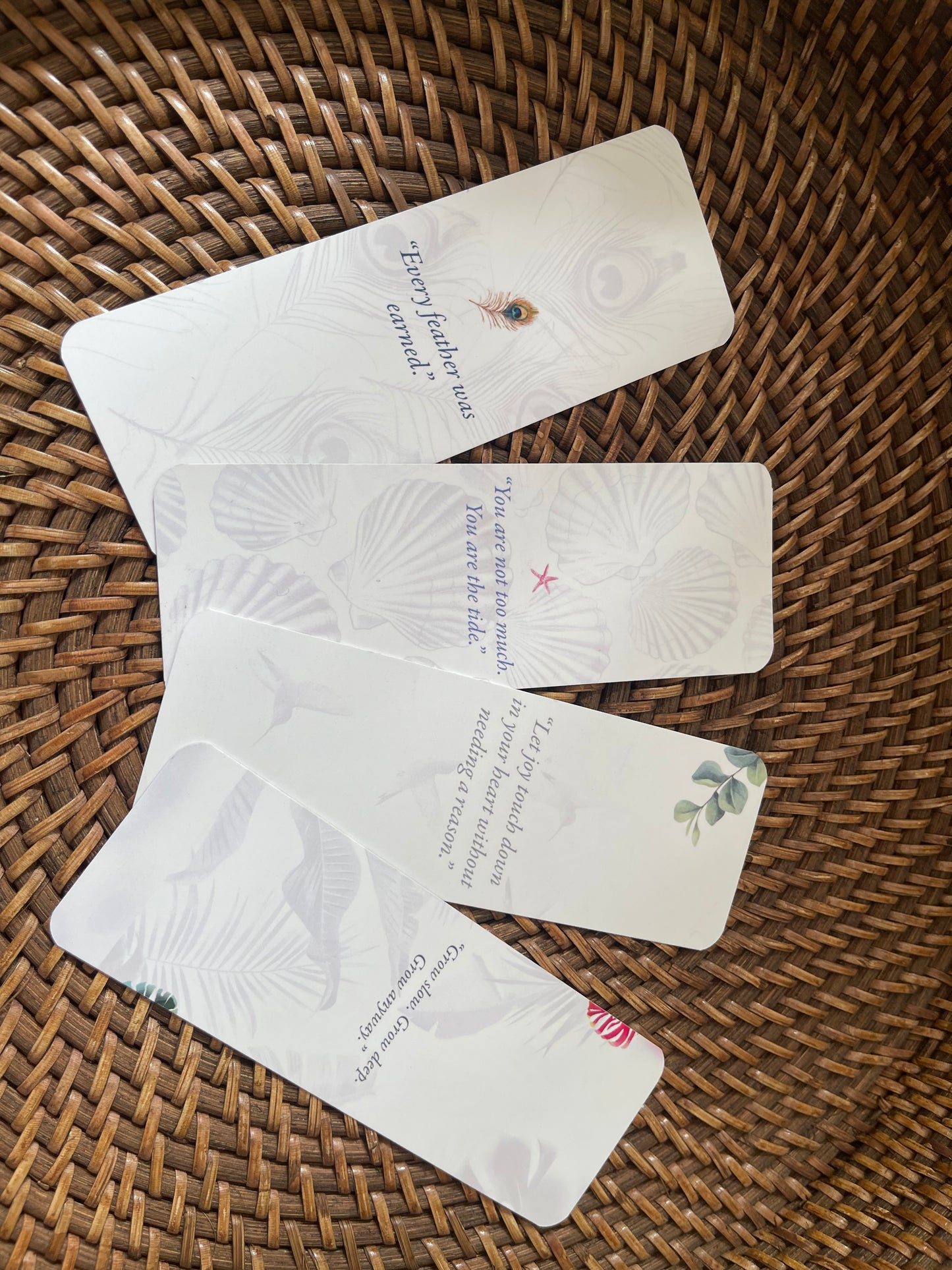 Nature’s Messengers Page Companions Bookmark Set of Four