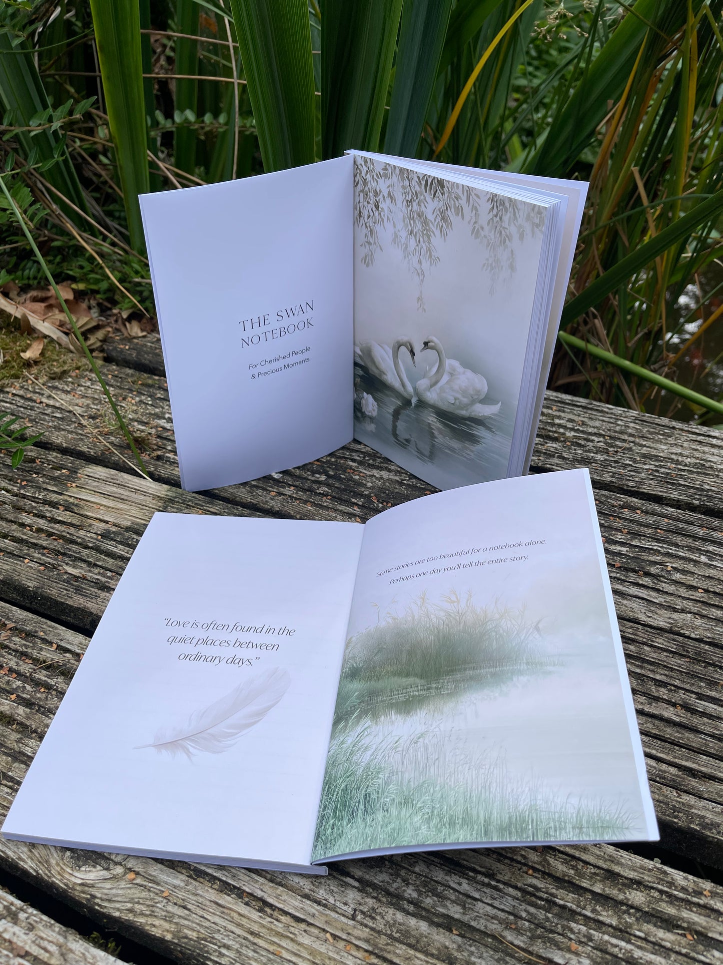 Keepsake Notebook Gift | The Swan Notebook for Cherished People | Stillnest Press