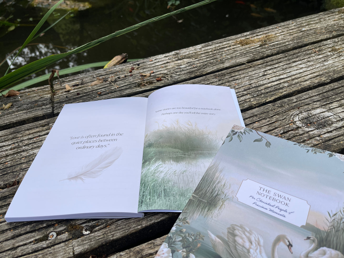 Keepsake Notebook Gift | The Swan Notebook for Cherished People | Stillnest Press